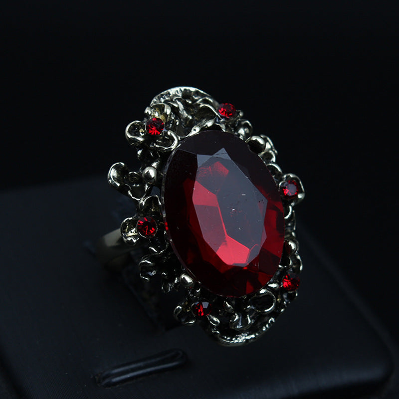 Crystal Large Gemstone Ring
