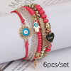 Adjustable woven rope bracelet
