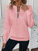 Short Women's Clothing With Zipper Sweater Long Sleeve
