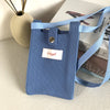 A fashionable single-shoulder bag made of wool