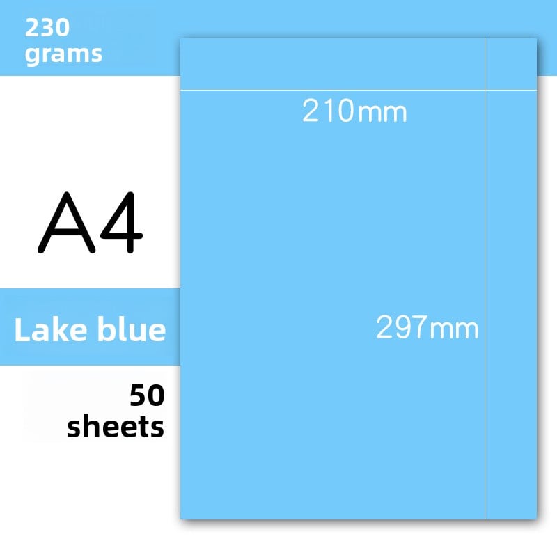 Handmade colored cardstock
