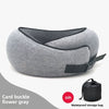 A U-shaped neck guard pillow that can be stored