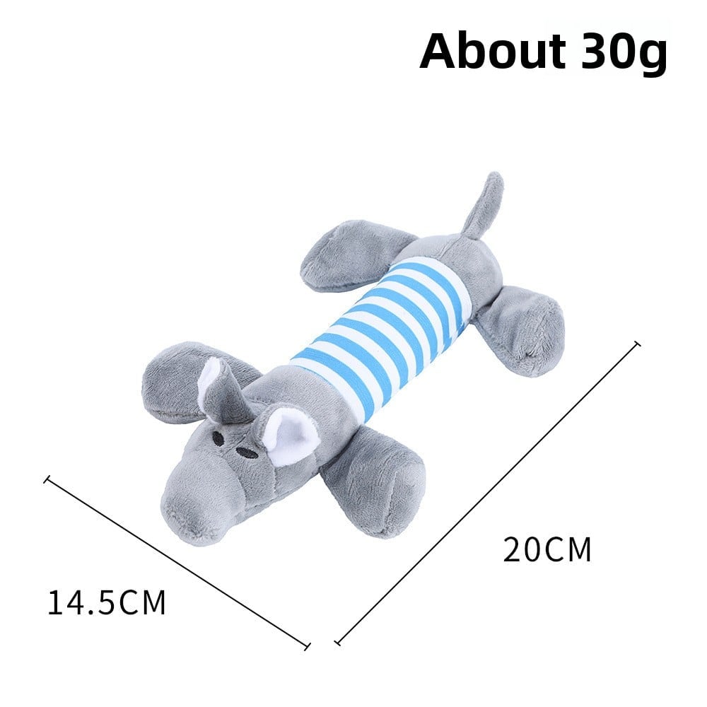 Plush Bite-Resistant Sound Pet Toys for Dogs and Cats