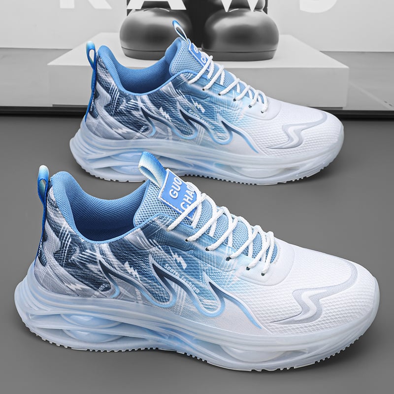 Men's Breathable Mesh Casual Sports Shoes with Non-Slip Sole