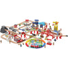 Luxury scene Metropolis train track toy suit compatible with wooden Thomas small train toy