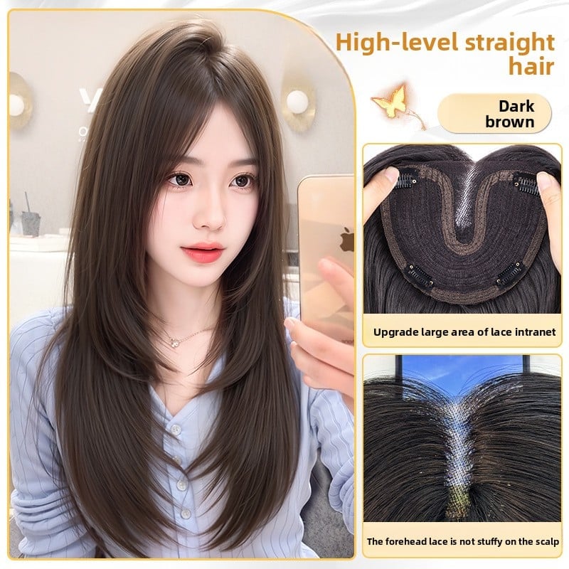 High-crown wig