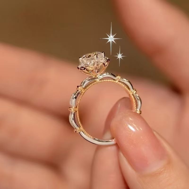 Semi-morganite ring