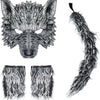 Wolf Ears Head Button Mask