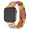 Ceramic resin watch strap