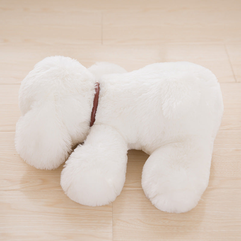 White small lapdog plush toy