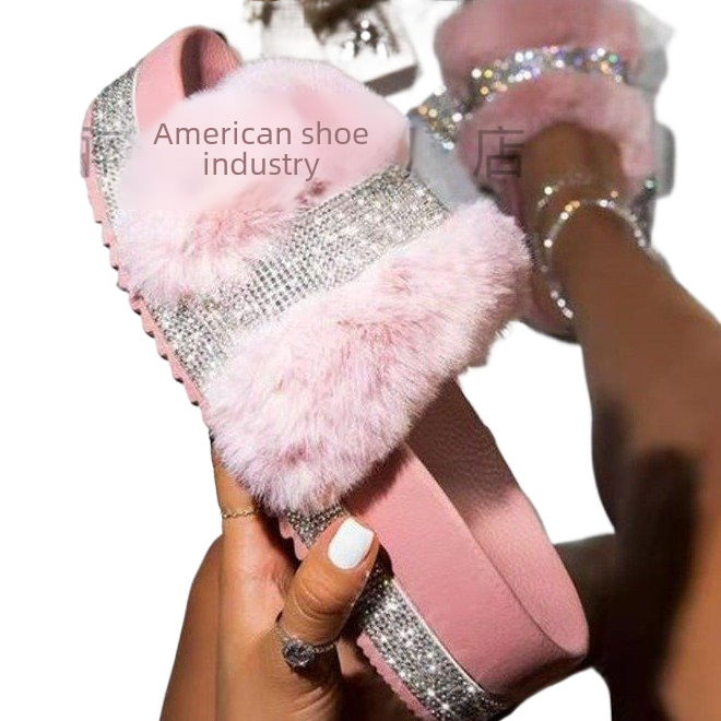 Thick-soled slippers