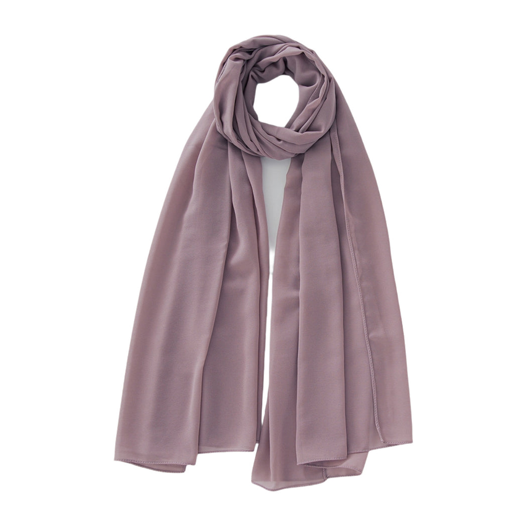 Monochrome Pearl Chiffon Bubble Scarf
