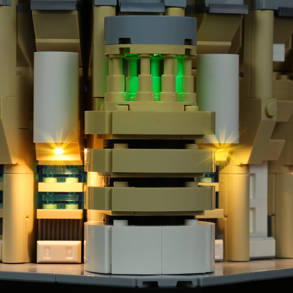 Building block lighting fixtures