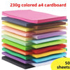 Handmade colored cardstock