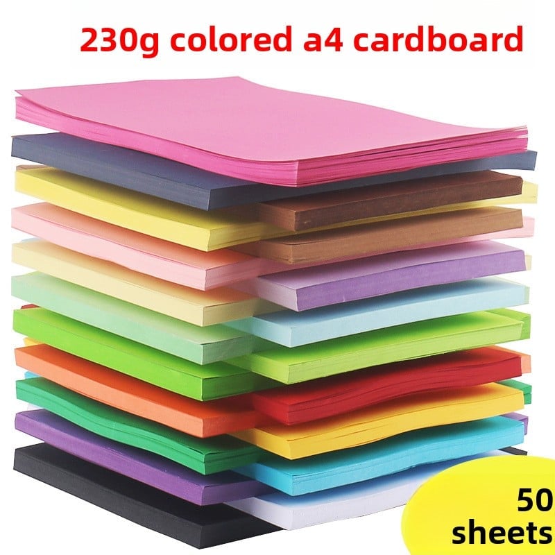 Handmade colored cardstock