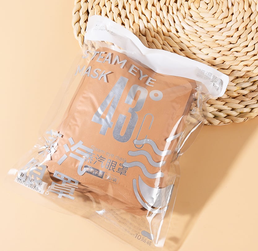 Self-Heating Steam Eye Mask with Lutein for Hot/Cold Therapy, Multiple Scents