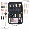 The makeup bag comes with a mirror and a lamp