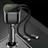 Folding double telescopic wire for cigarette lighter