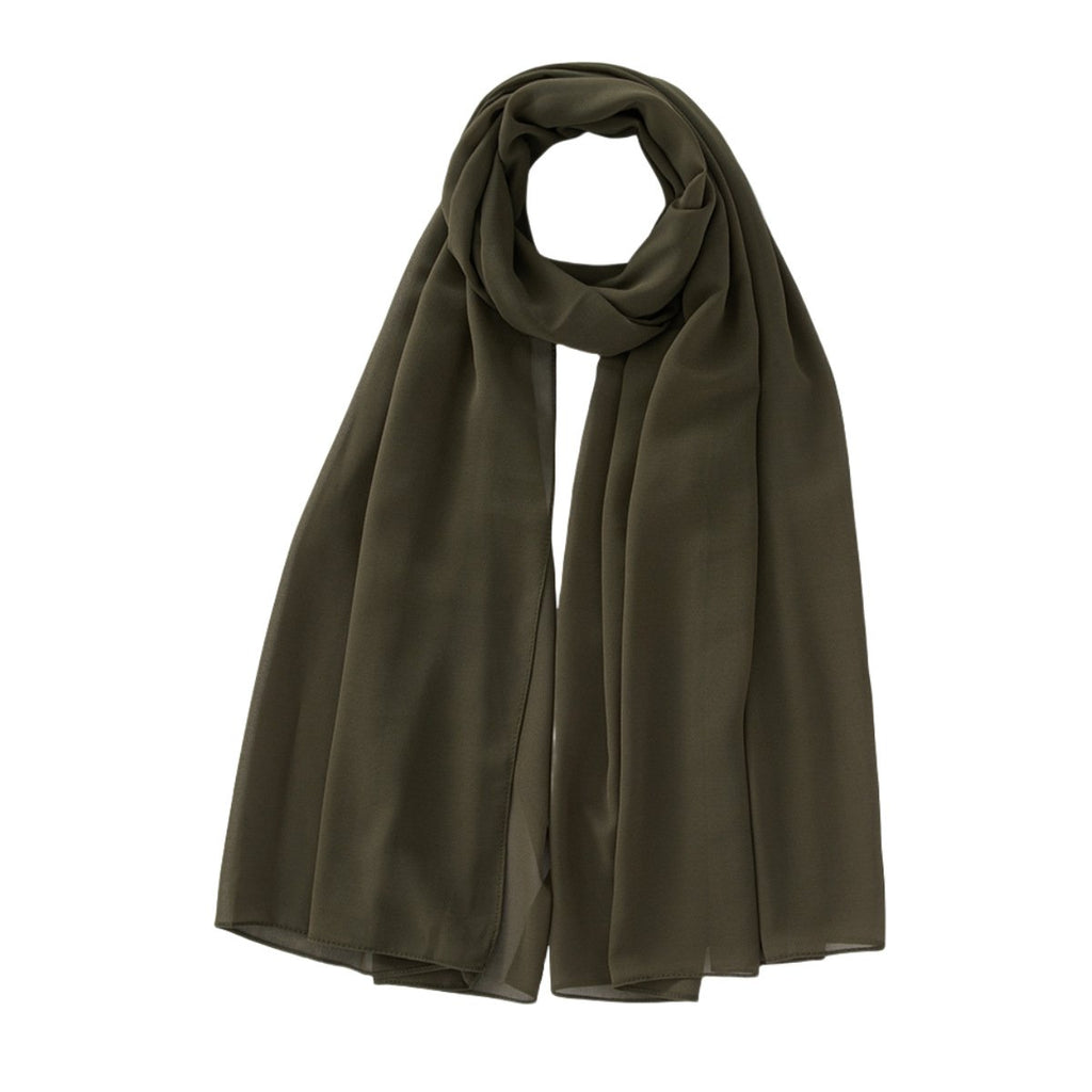Monochrome Pearl Chiffon Bubble Scarf