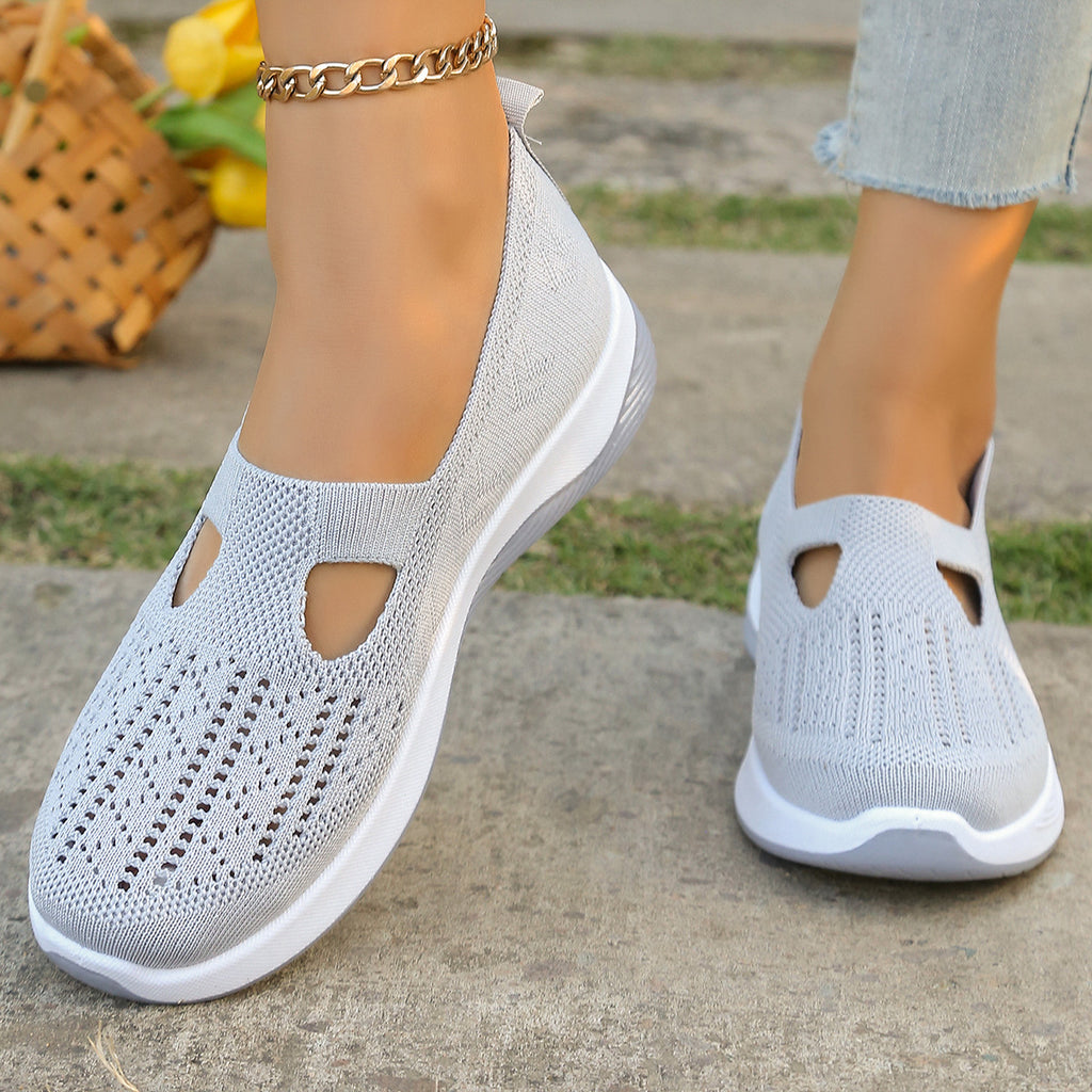 Large-size casual comfortable women's leather shoes