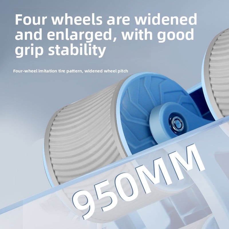 Abdominal Wheel Four-Wheel Elbow Support Intelligent Timing Mobile Phone Holder Automatic Rebound Flat Support Abdominal Roll Two-In-One