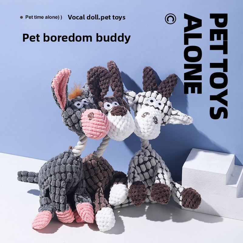 Pet plush toys that can withstand biting and grinding teeth