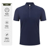 Half Zipper Running T-shirt Quick-drying Sports Polo Shirts