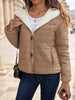 Black Casual Street Style Lightweight Warm Short Women Padded Coat