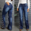Women's High-Waist Heavily Ripped Jeans, Wide-Leg Full-Length Jeans With A Destroyed Streetwear Finish, Light-Wash Denim For All Seasons Forbidden Platform - Temu