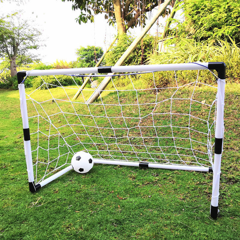 Kidsren's Plastic Football Goal Indoor and Outdoor Sports Toys Large Two-In-One Simple Portable Football Goal