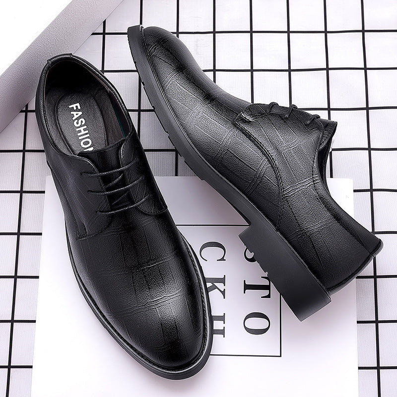 Leather men's shoes