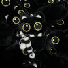 Cute Squeaking Black Cat Plush Doll Keychain Pendant