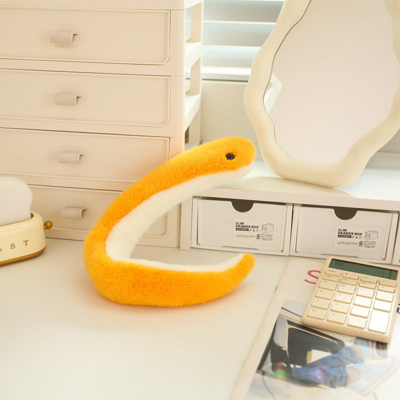 Cute Little Snake Doll Plush Toy Cloth Doll Green Snake Doll Sofa Living Room Decoration
