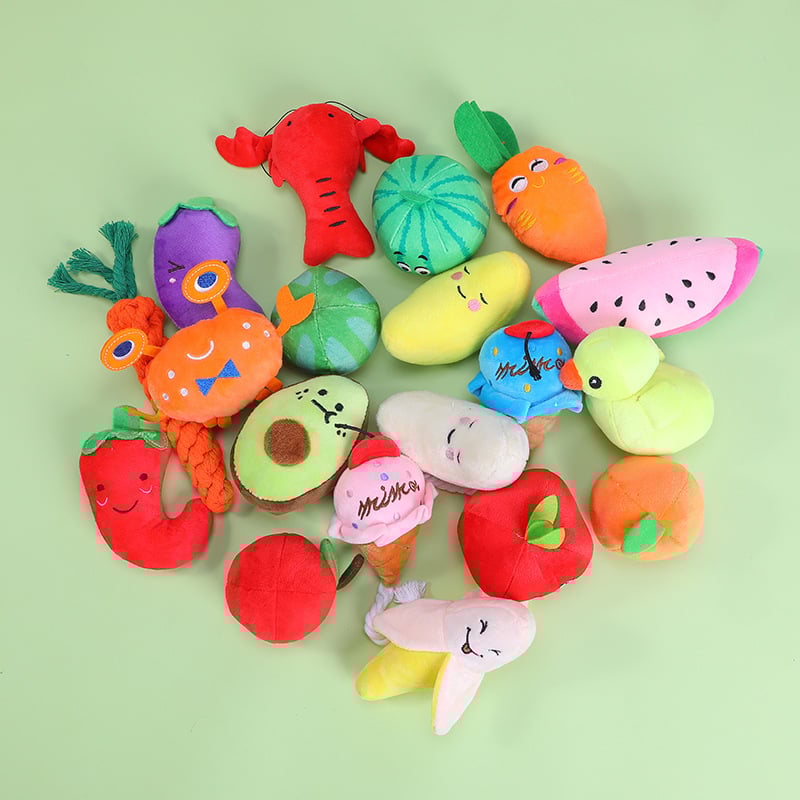 Plush Bite-Resistant Sound Pet Toys for Dogs and Cats