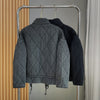 Large Pocket Lace-up Long Sleeve Cotton Coat Jacket Washed Cotton-padded Coat For Women