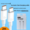 Dual C fast charging cables