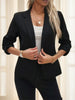 Women's  Casual Blazer 3-4 Sleeve, Polyester, Machine Washable