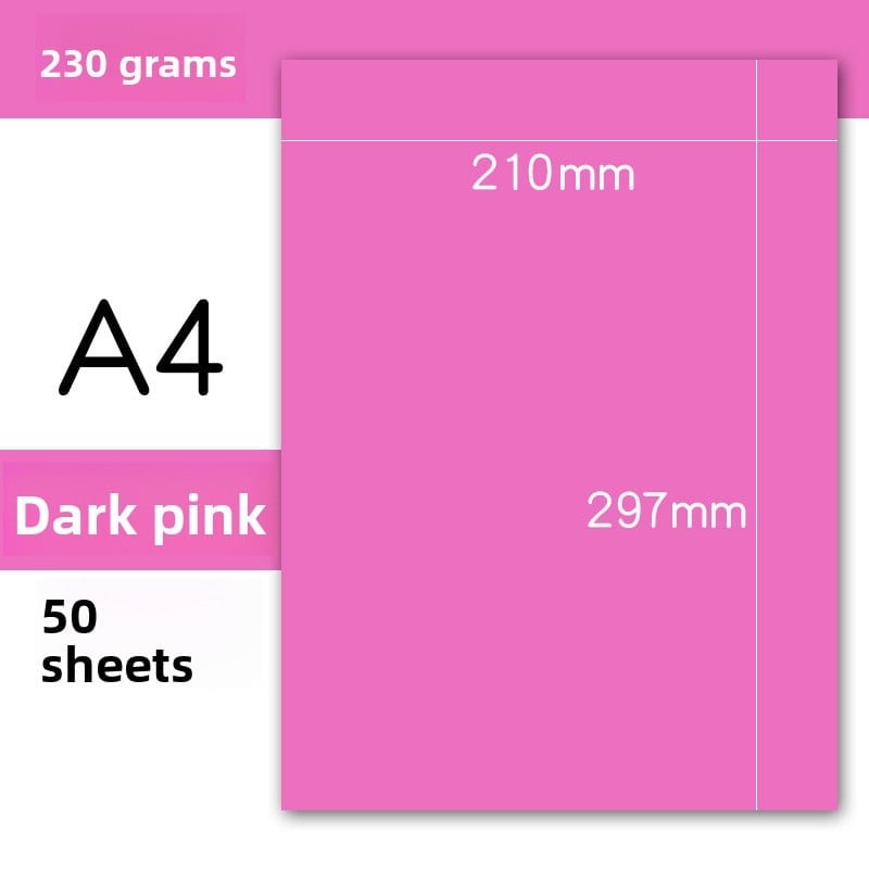 Handmade colored cardstock