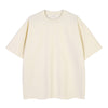 Double Yarn Short Sleeve Sweat-absorbing Cotton T-shirt Top