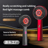 Scalp medicine applicator electric massage comb hair care comb liquid hair growth instrument red hair care comb kneading massager