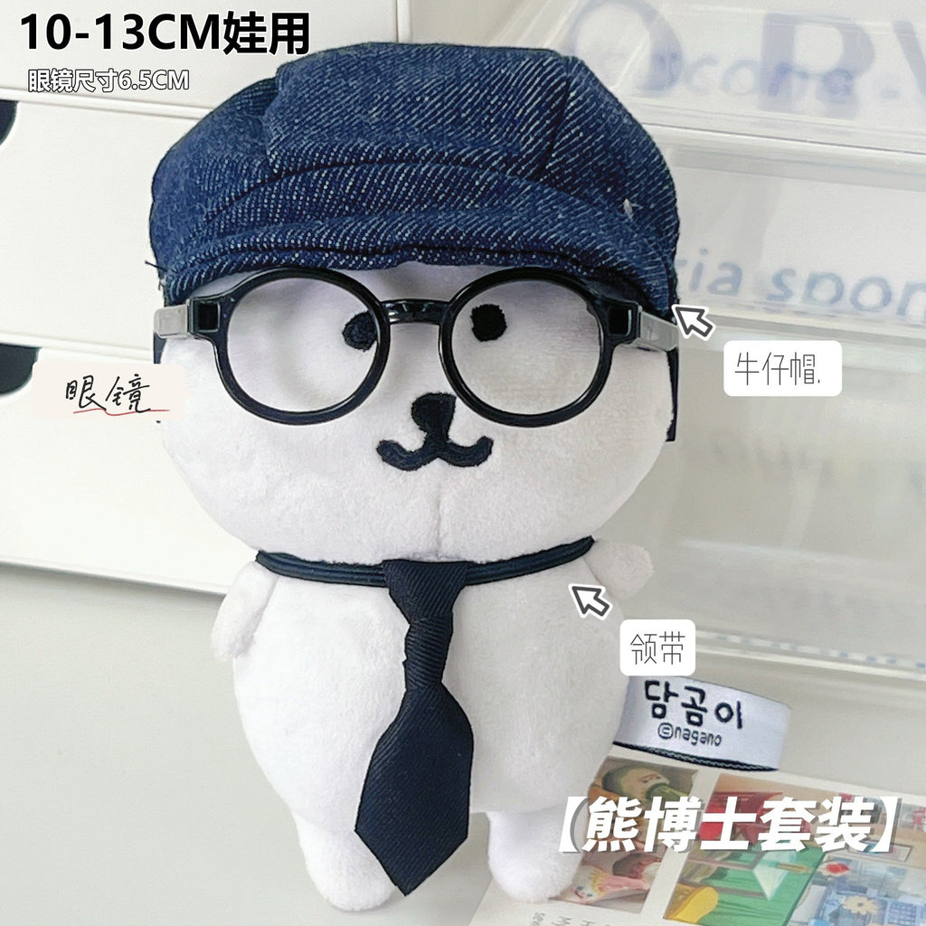 Cute Bear Doll Outfit Sets for 10-13cm Plush Toys
