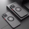 Apple magnetic matte phone case