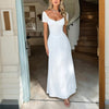 Women's Bohemian Backless Maxi Dress Flowy Ruffled Beach Dress With Adjustable Belt Summer Vacation Boho Dress For Casual Outings