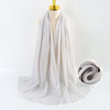 Elegant Pearl Chiffon Scarf for Women