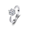 Adjustable diamond ring