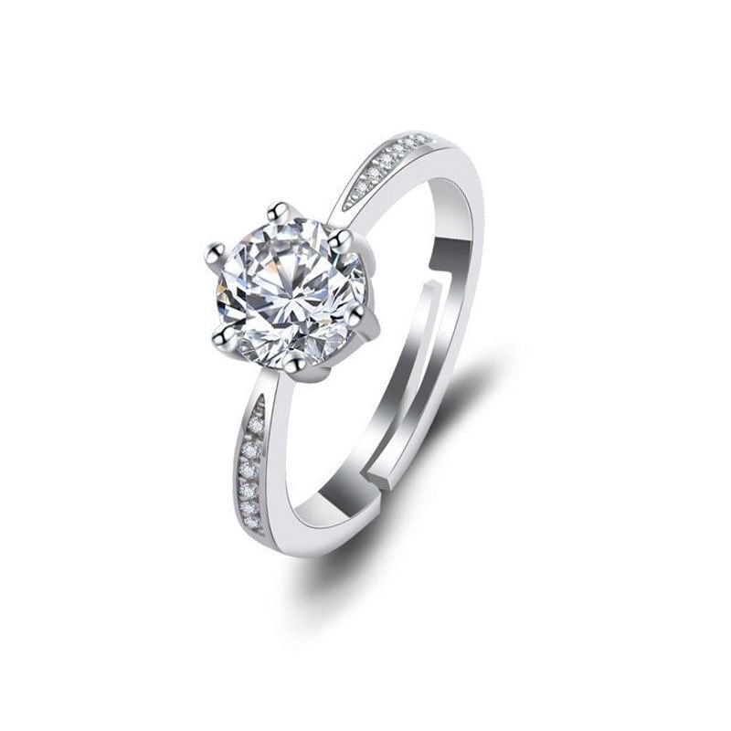 Adjustable diamond ring