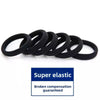 Tie hair with hair ties