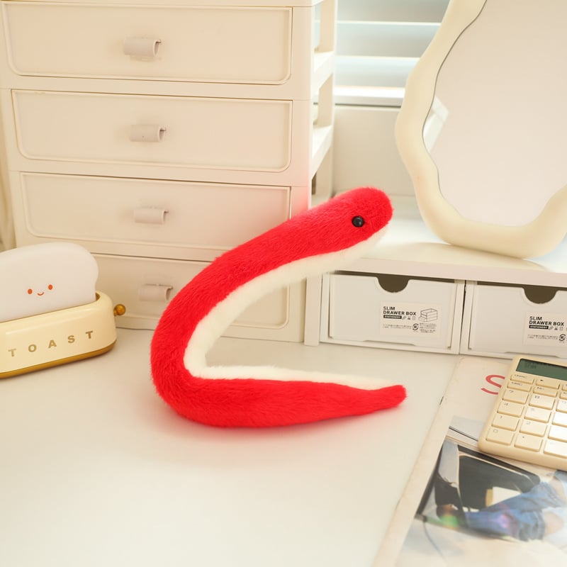 Cute Little Snake Doll Plush Toy Cloth Doll Green Snake Doll Sofa Living Room Decoration