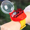 Mini remote control car USB charging cool light watch remote control car boy small gift children remote control car