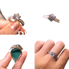 Semi-morganite ring